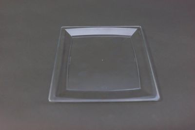 6.75&quot; Square Milan Clear Salad Plate 12/Bag