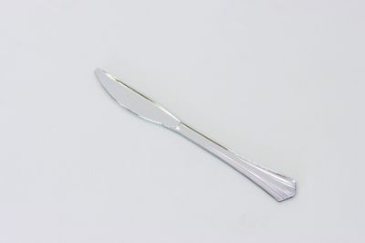 7.5&quot; Knife Silver Plastic 40/Bag
