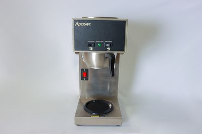 Adcraft Coffee Brewer 2 Warmers 1 Upper/1 Lower 1800W