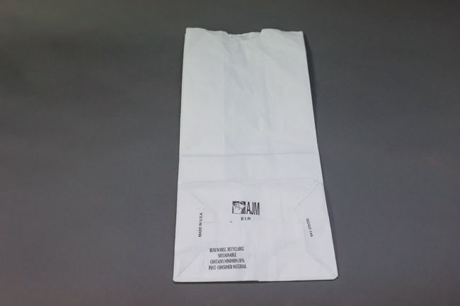 AJM Grocery Paper Bags #8 White 500/Bag