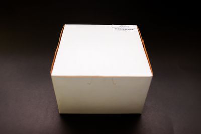 Bakery Box 6&quot;x6&quot;4&quot; Center Lock White 250/Box