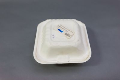 Boardwalk 1 Comp. 6&quot;x6&quot; Food Container 125ct White