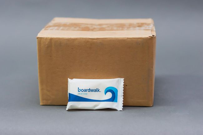 Boardwalk Facial Soap Bars 0.5 oz 100/Box
