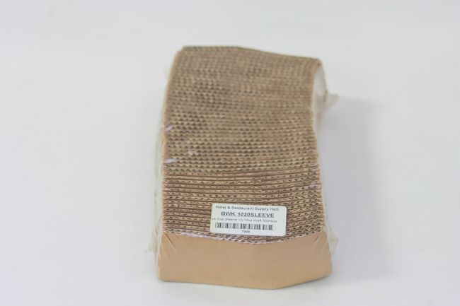 Bwk Cup Sleeve 10-16oz Kraft 50/Pack