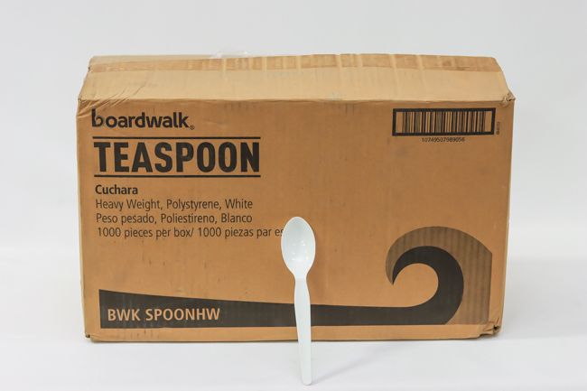 BWK Plastic Spoons White Heavy Weight