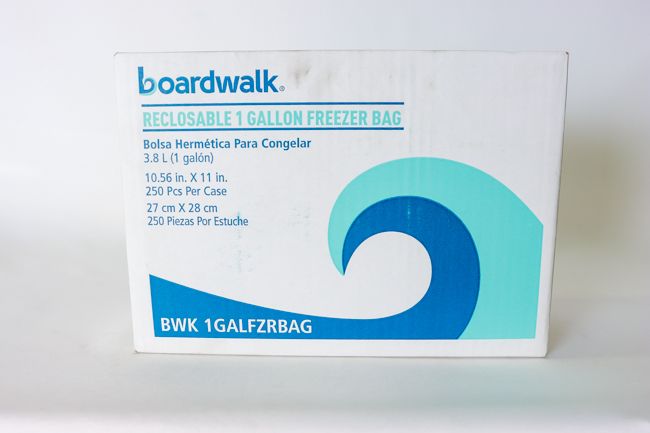 BWK Reclosable 1Gal Freezer Bag 250/Case