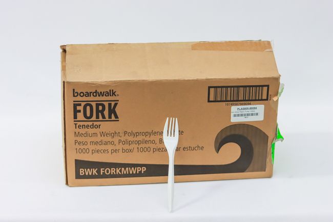 BWK White Plastic Forks 1000ct