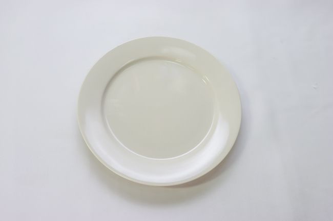 CAC 10.5" Plate Rolled Edge American White