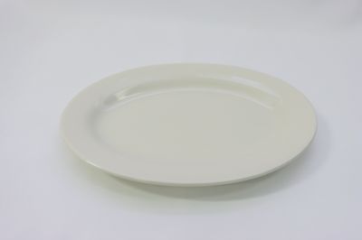 CAC 11.5&quot; Platter Rolled Edge American White