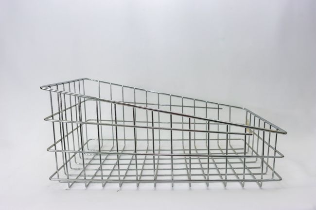 Choice Wire Bagel/Bread Basket Slanted 11&quot;x18 1/2&quot;