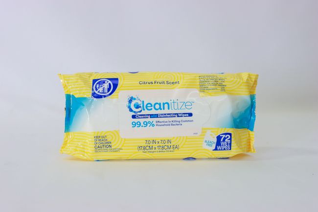 Cleanitize Disinfecting Wipes Citrus Fruit Scent 72ct