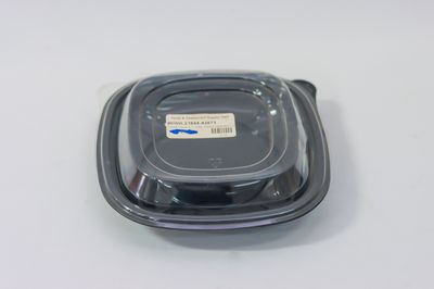 Crystal Classics 7&quot; Clear Square Salad Bowl Lid for CPS716 125/Bag