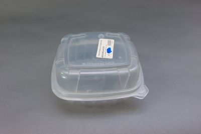 CULINARY BASICS 18OZ 6&quot;X6&quot; CLEAR BASE &amp; CLEAR LID HINGED CLAMSHELL 420CT