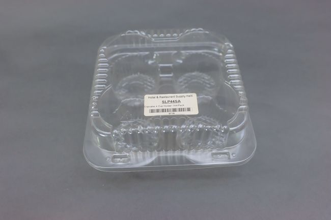 Cupcake Clear Container 4cups 144/Pack