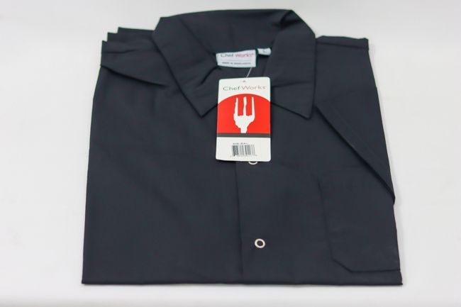 CW Black Poly Cotton Utility Shirt S, M, L, XL