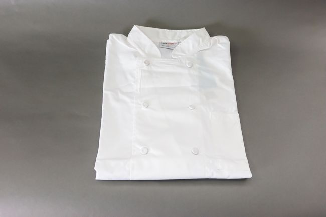 CW White Cool Vent Basic Chef Coat S, M, L