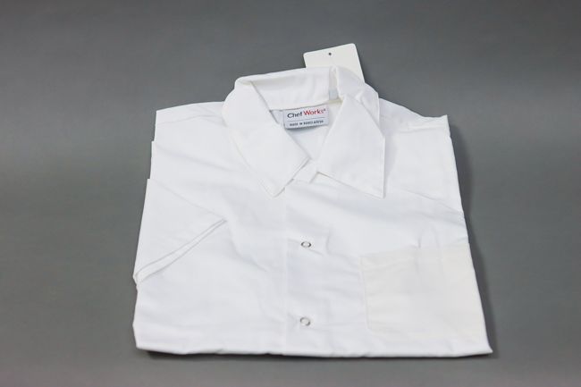 CW White Utility Cook Shirt S, M, L, XL