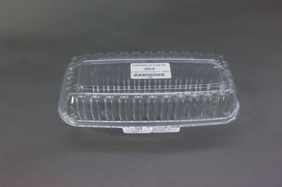 Dart Clear Cont Rect. Hoagie 9.5&quot; 100/Bag