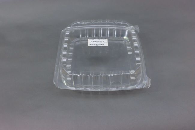 Dart Clear Hinged Lid Cont. 1 Compartment 8 7/8&quot;x9 3/8&quot;x3&quot; 100/Pack (C95PST1)