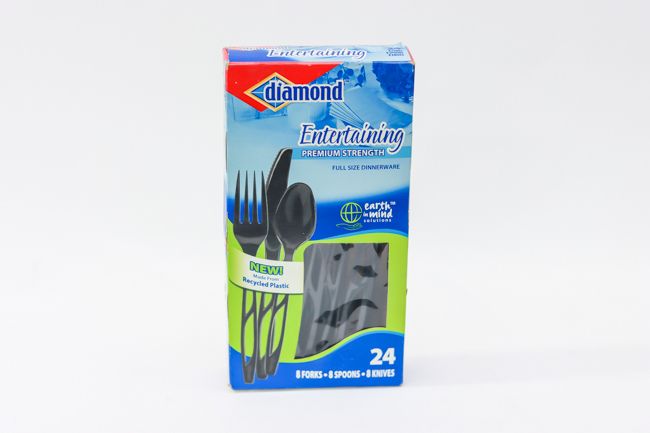 Diamond Enter. Combo 8 Spoons/8 Forks/8 Knives.24 ct
