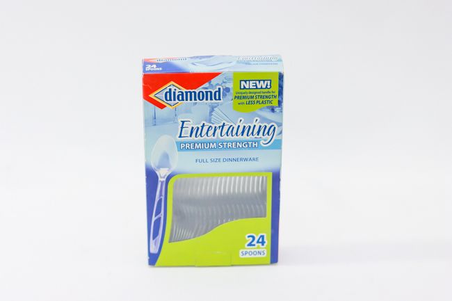 Diamond Entertaining Spoons 24 ct