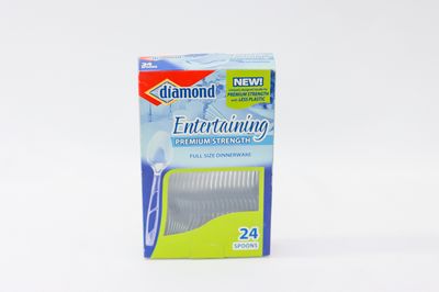Diamond Entertaining Spoons 24 ct