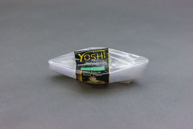 EMI Mini Kayak Bowl Clear 10/Pack