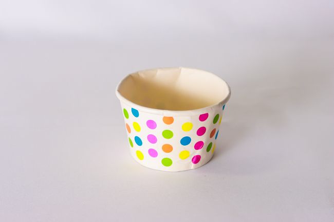Froyo/Yocup Ice Cream Cup 8oz Orange/Rainbow/Pink 50/Bag