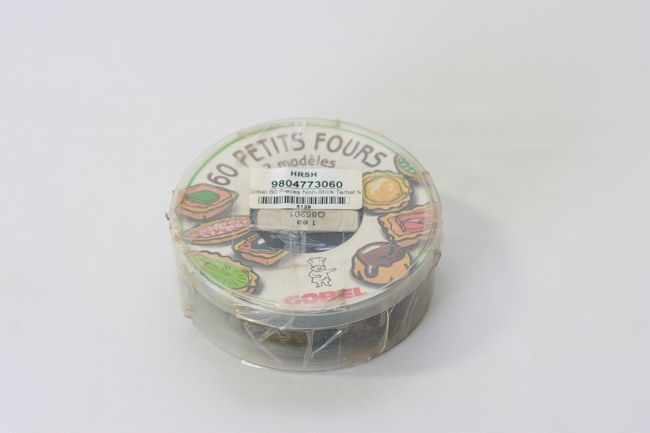 Gobel 60 Pieces Non-Stick Tartlet Mold Petit Four Mold