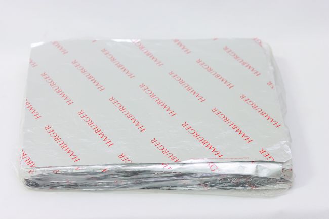 Hamburger Foil Wrap Red 500 ct