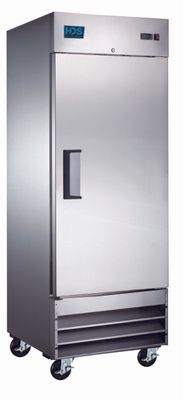 HDS Freezer Reach-In SS 1 Self-Closing Door