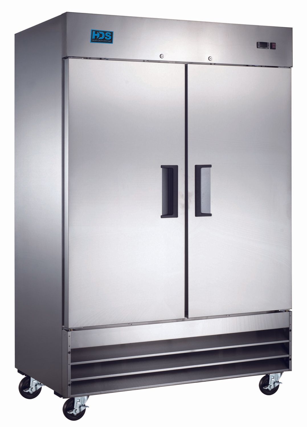 HDS Refrigerator Reach-In SS 2 Doors