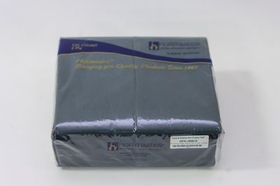 HFM Dinner Napk  Black 15x17 2Ply 125/Bag