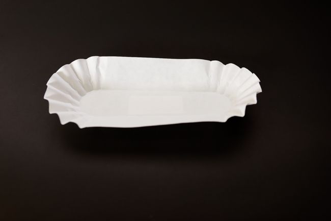 Hot Dog Trays White 500/Pack #610740