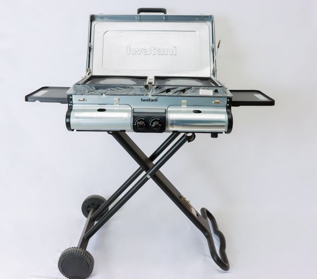 Iwatani Mobile Grill Station Silver
