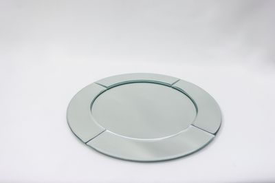 Jay Comp. 13&quot; Round Glass Mirror Charger Plate