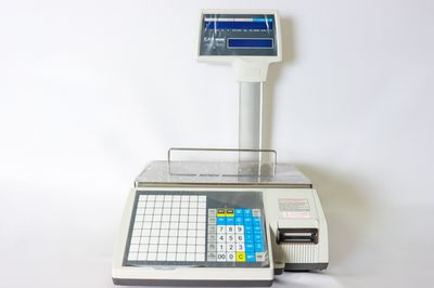 Label Printing Scale w/ Pole Display 60lbs/30Kg
