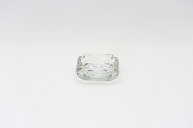 Libbey 3 3/4&quot; Ash Tray Square Clear Doz