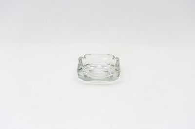 Libbey 3 3/4&quot; Ash Tray Square Clear Doz