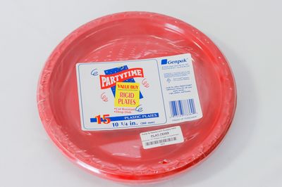Partytime 10&quot; Plates Single Compartment