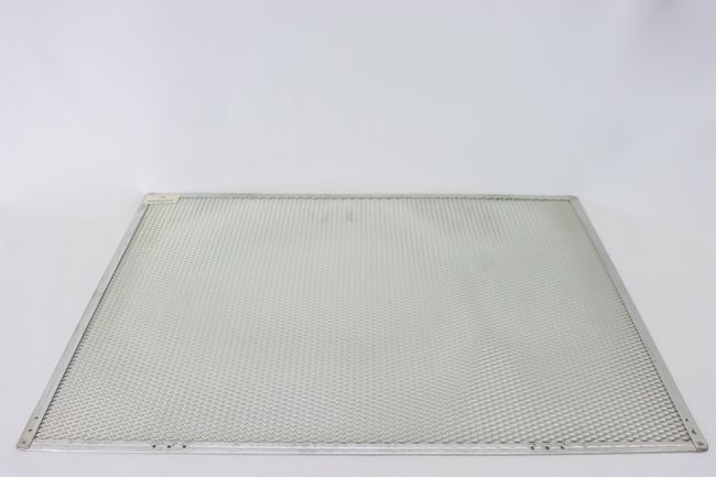 Pizza Screen 18"x26" Rectangular Crimped Aluminum
