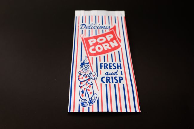 Popcorn Bag Small Delicious Fresh &amp; Crisp 50/Pack