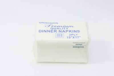Premium Quality Dinner Napkin 15x17 White
