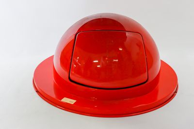 Red Steel Drum Top for 44Gal