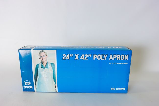 Royal Poly Apron 100ct