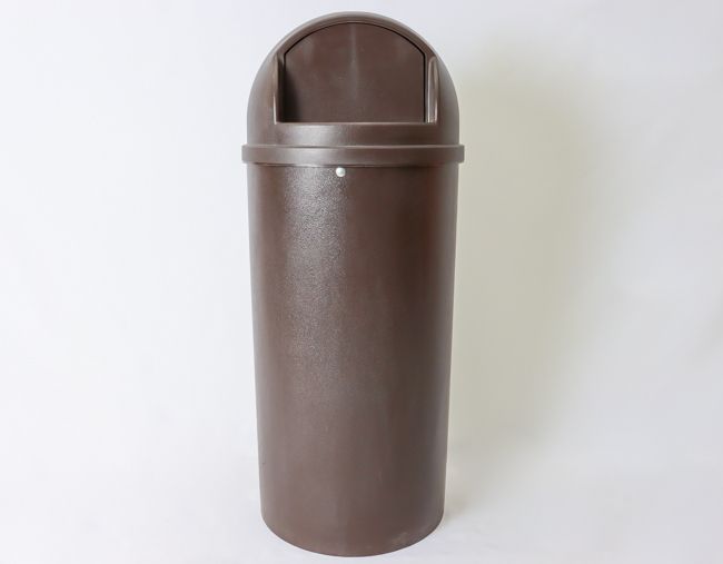 Rubbermaid 15 gal Marshall Container Brown