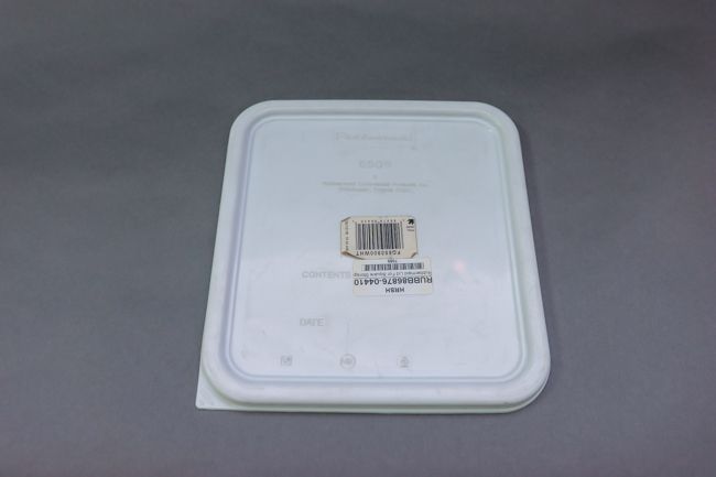 Rubbermaid Lid For Square Storage Container White 2-8qt