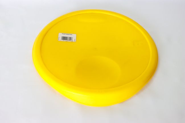 RUBBERMAID YELLOW ROUND LID 12QT 6CT