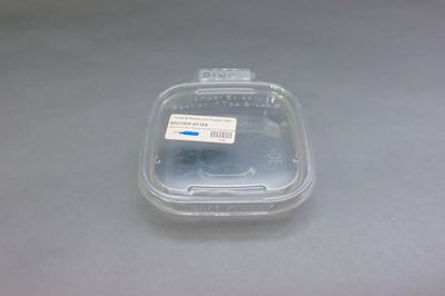 SAFE-PINCH TAMPER-EVIDENT 6OZ 5&quot; SQUARE CLEAR HINGED CONT. 280CT