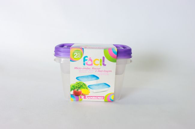 Sanremo Conjunto 400Ml 2 Pecas 2Ct Tupperware